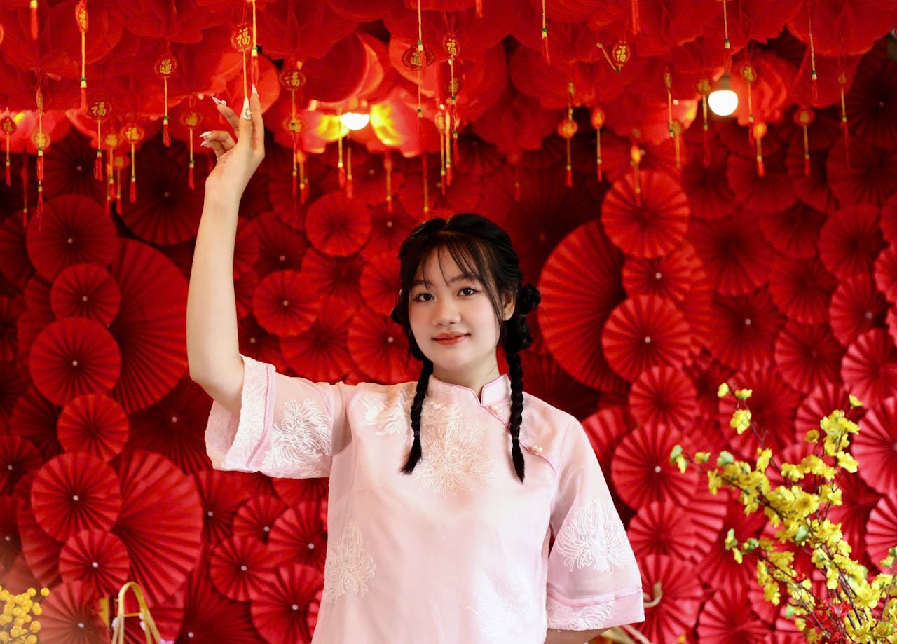 young-woman-celebrating-chinese-new-year-indoors-33198249